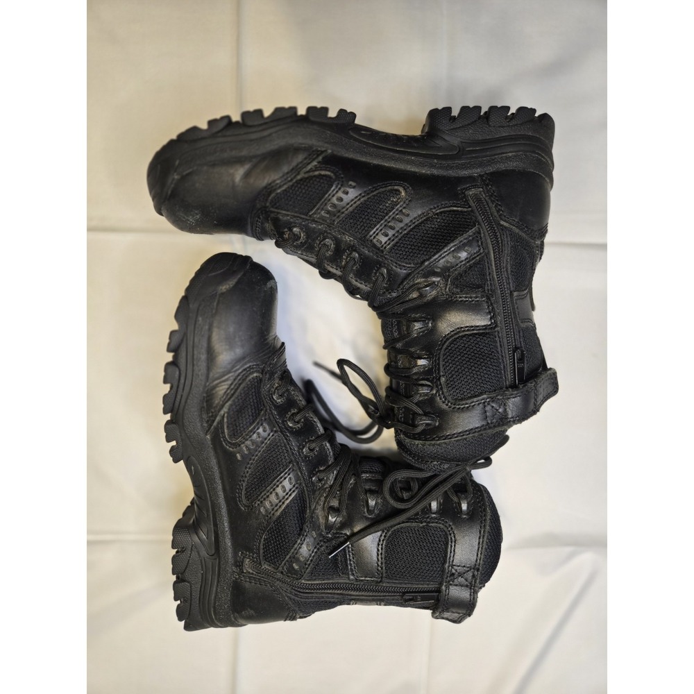 THOROGOOD THE DEUCE WATERPROOF Slip Resist SIDE-ZIP 8" TACTICAL BOOTS W8/M6